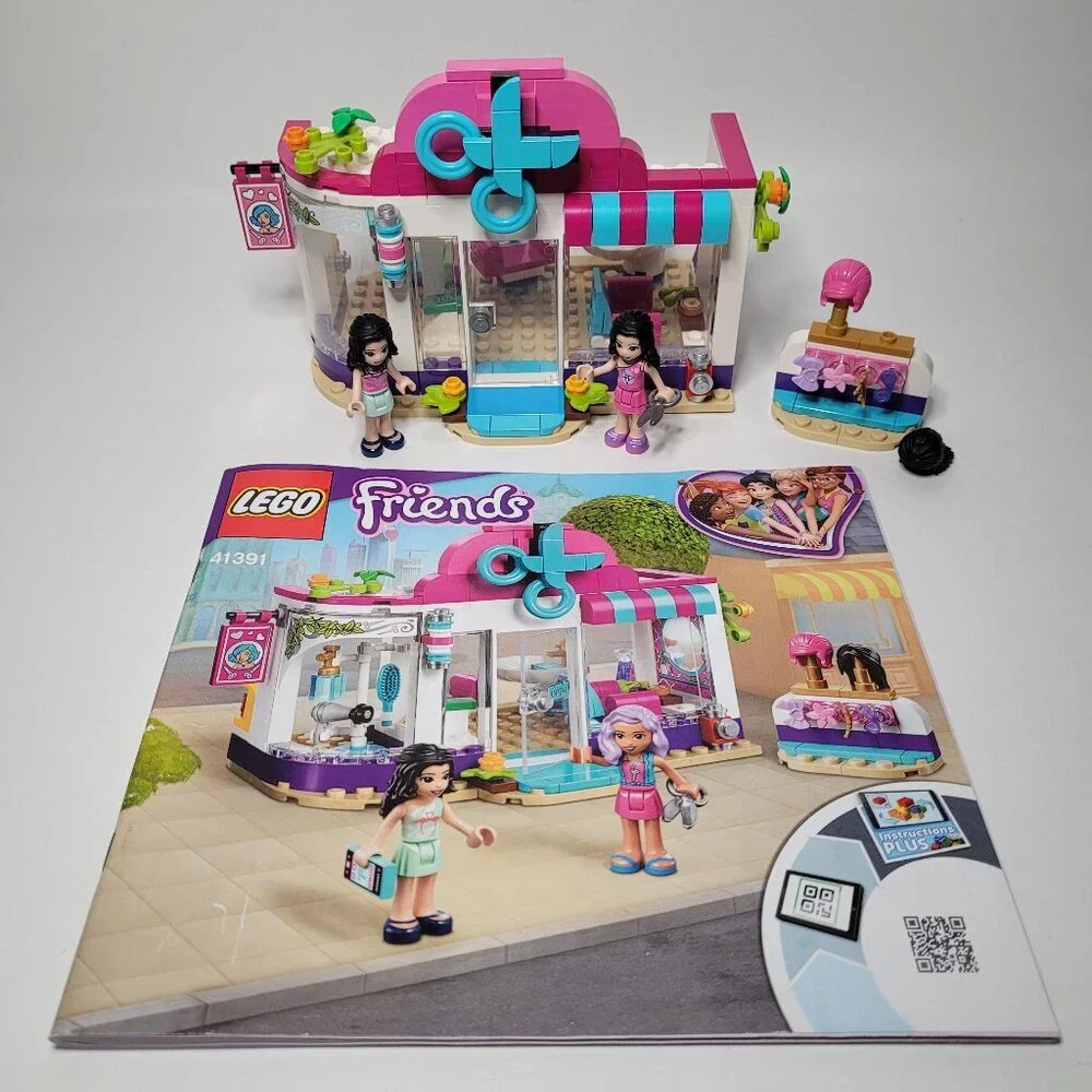 LEGO Friends Heartlake City Hair Salon Set 41391 INCOMPLETE MISSING PIECES